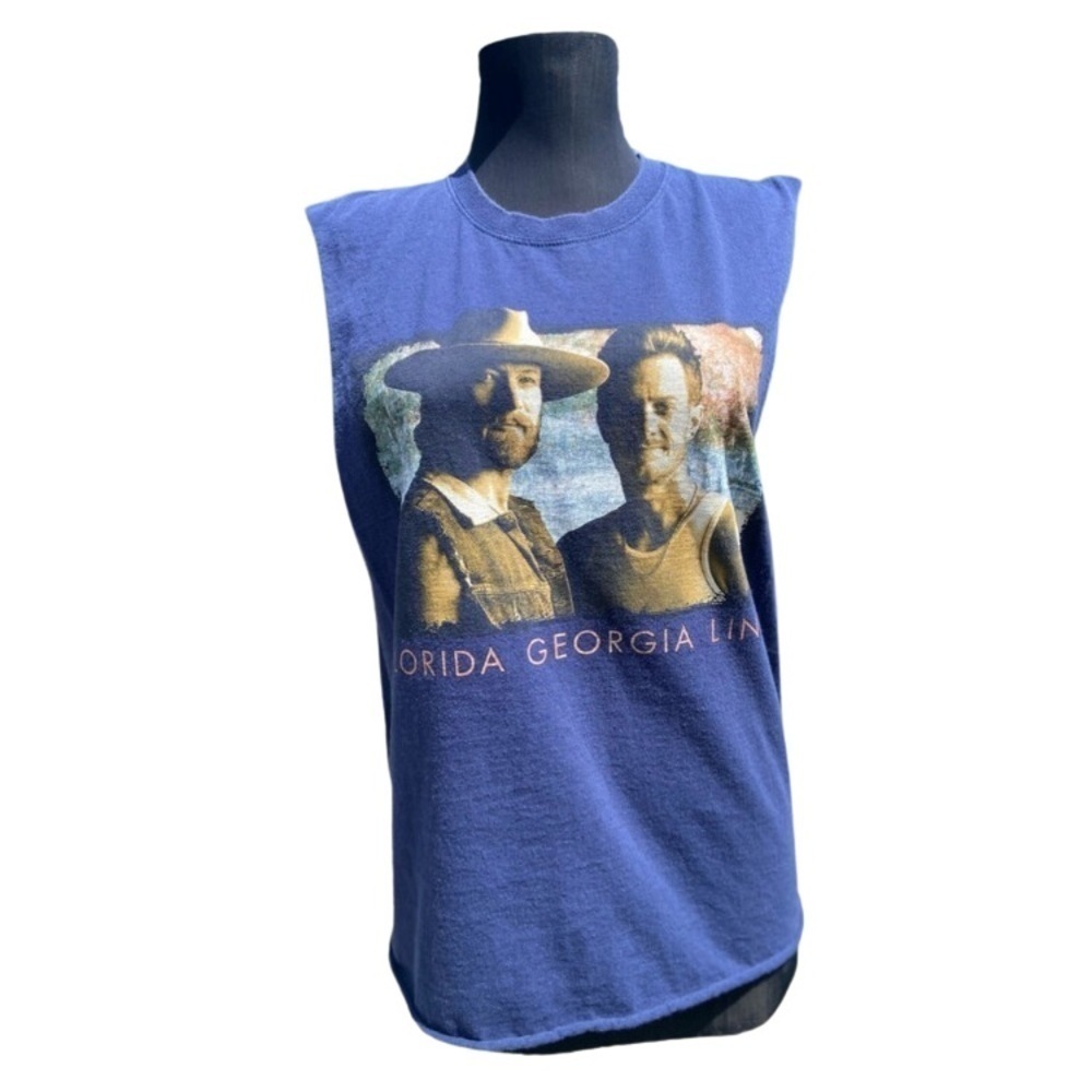 Florida Georgia Line HANES Concert Cut Muscle Tee M